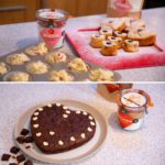 SRDIEČKOVÁ SADA : „Srdiečko“ – forma na koláče+zmes na jahodové muffiny+zmes na zvodnú bábovku