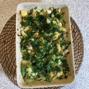 Špargľa so šunkou, zemiakmi a bešamelom | Zuzana Machová
