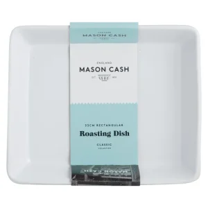 Veľká hlboká zapekacia misa Mason Cash Classic Collection – 33X27x7 cm biela – NOVINKA