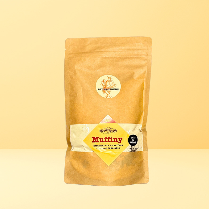 BB73C928-A6ED-4877-8D0C-AEECCDA9C55E_1_105_c Muffiny stracciatella s vanilkou a kvapôčkami horkej čokolády - zmes na pečenie 12 muffinov
