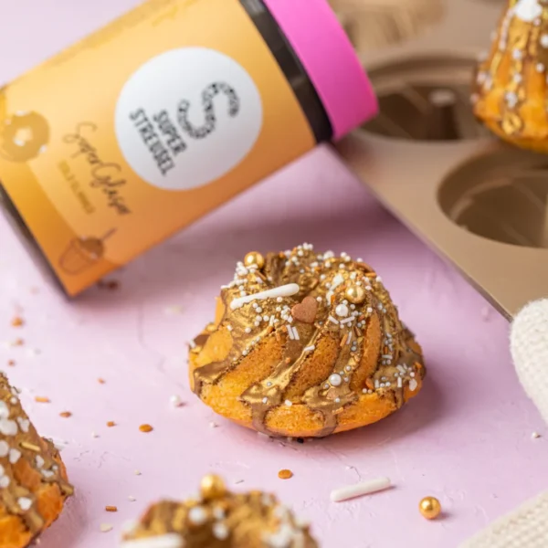 Trblietavá super glazúra - zlatá - na muffiny, koláče a torty
