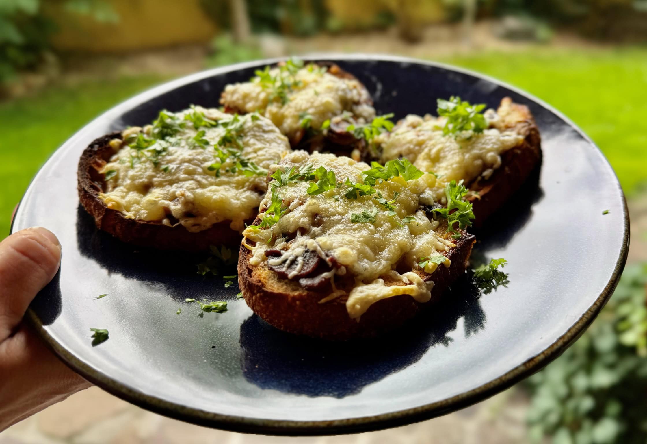 Chlieb zapečený so šampiňónmi a syrom | Zuzana Machová