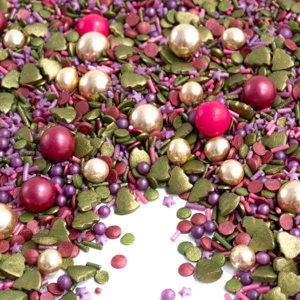 Veľká muffinová sada na Vianoce - muffiny, 3 polevy, posyp a silikónová podložka zdarma