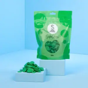 Čarovná glazúra Superdrops vianočná zelená - na muffiny, koláče a torty