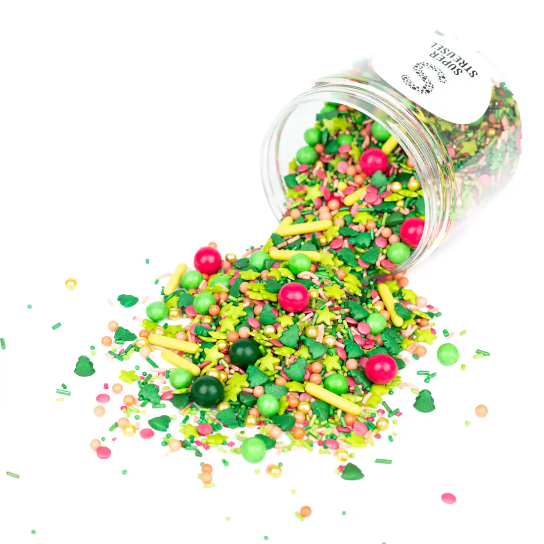 SuperStreusel-BunteStreusel-Mixe-WeihnachtsMix20235-shop-6 Cukrový posyp na koláče a torty Škriatkovský les