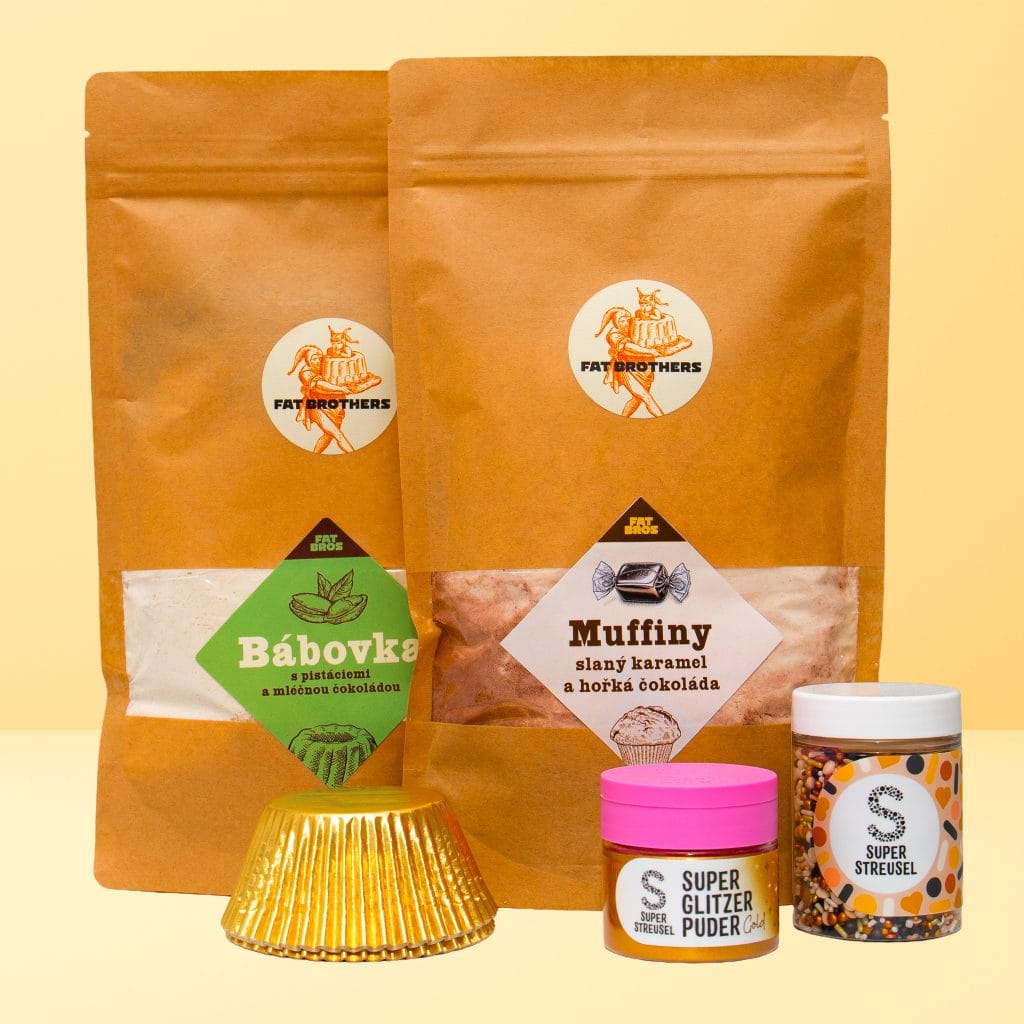 Jahodové mafiny s bielou čokoládou