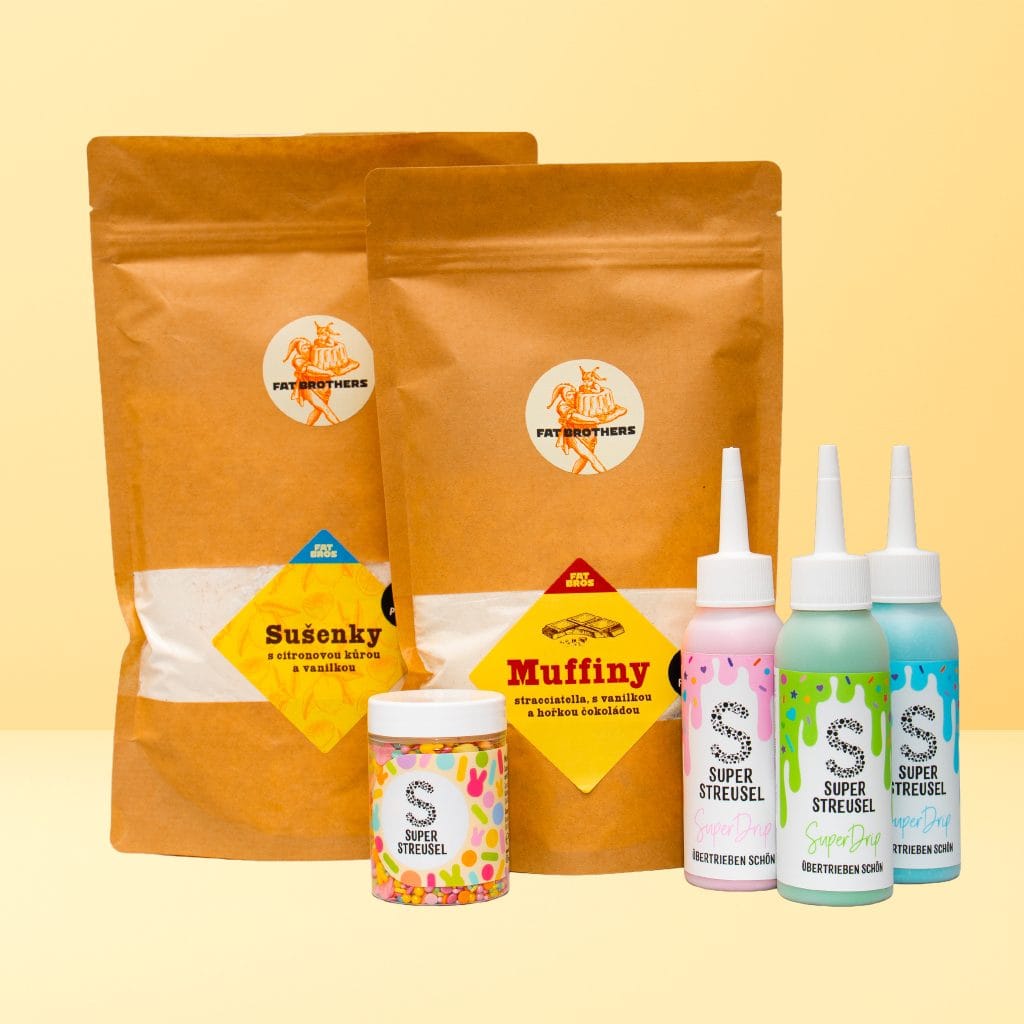 Jahodové mafiny s bielou čokoládou