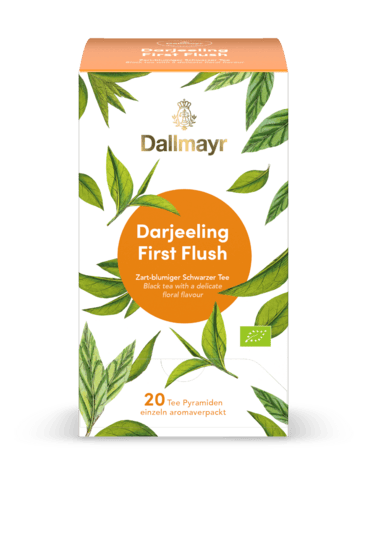 ZBO-0084 BIO Čierny čaj Dallmayr Darjeeling First Flush 20 pyramíd