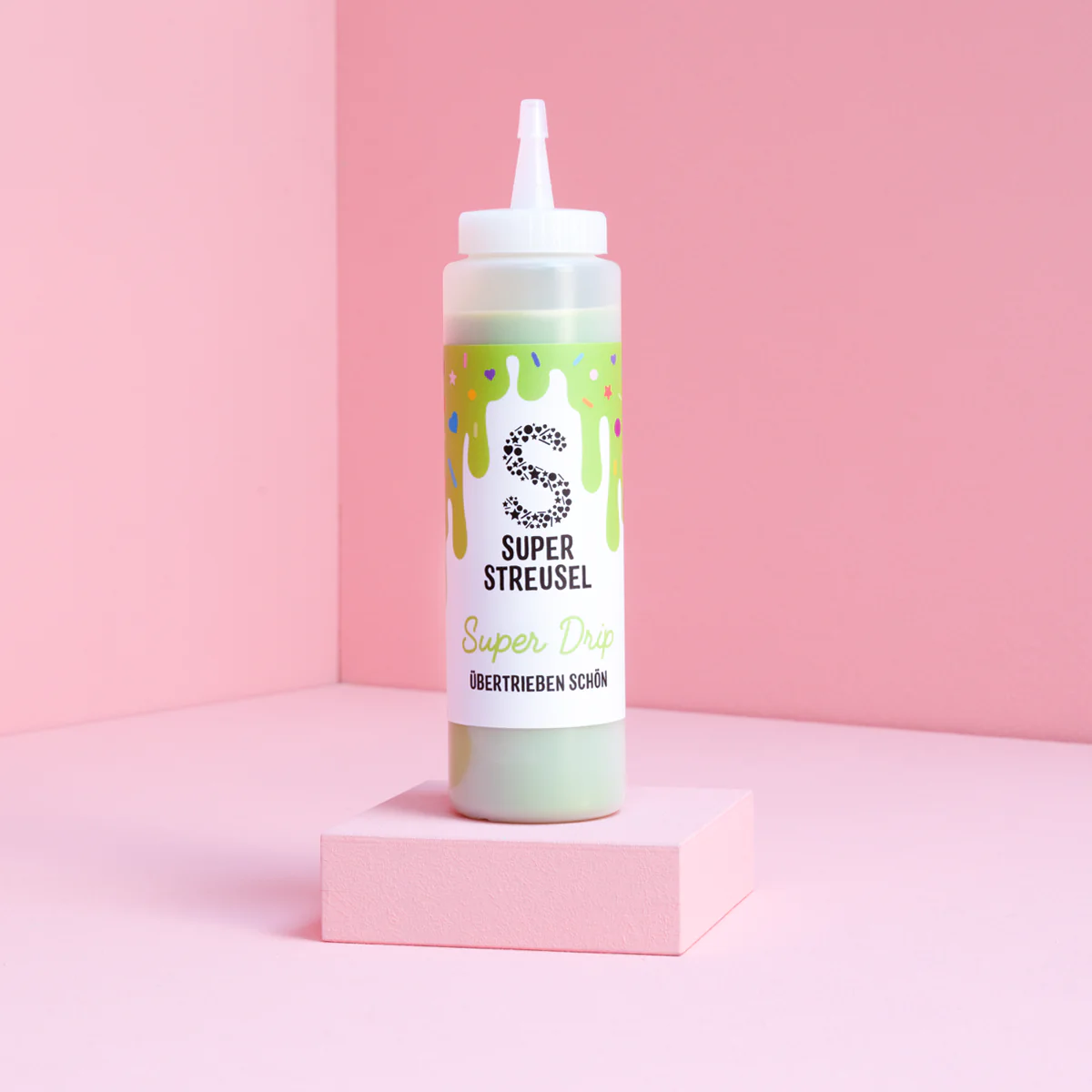 Produktfoto_SuperDrip_Limettengruen Čarovná glazúra Superdrip limetková zelená - na muffiny, koláče a torty